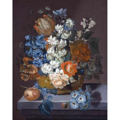 Pieter Hardime - Bouquet of Mixed Flowers